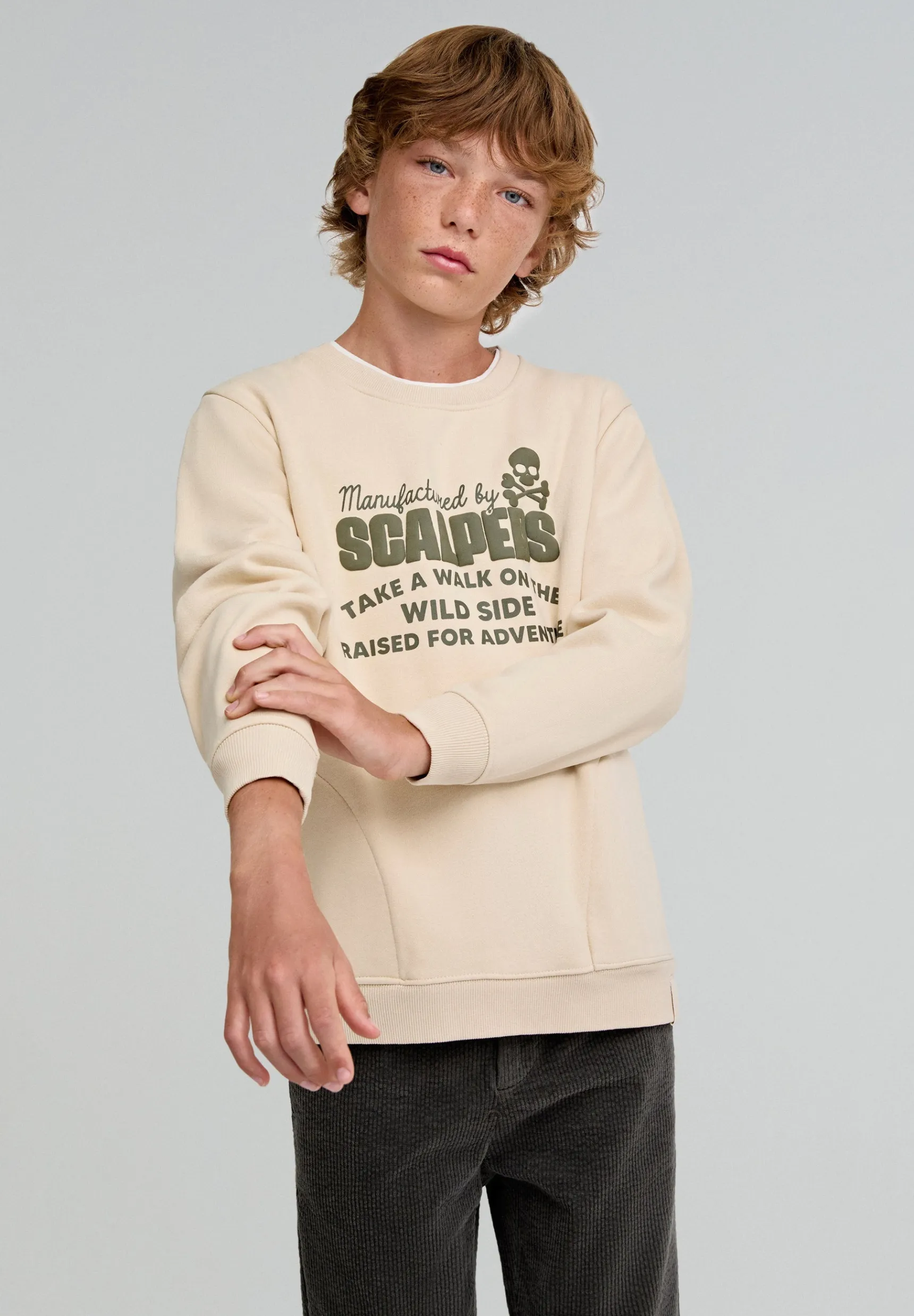 BOY Scalpers Sweatshirts | SWEATSHIRT WITH POCKETS AND RAISED LOGO