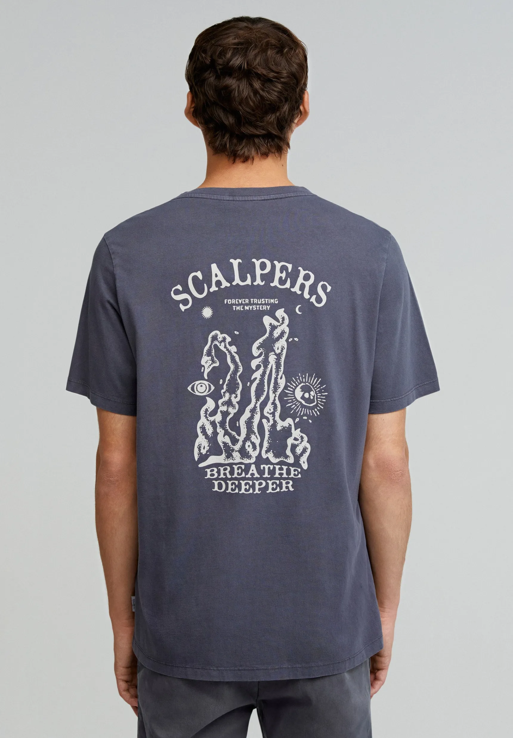 Scalpers T-shirts | T-SHIRT WITH PRINT ON THE BACK