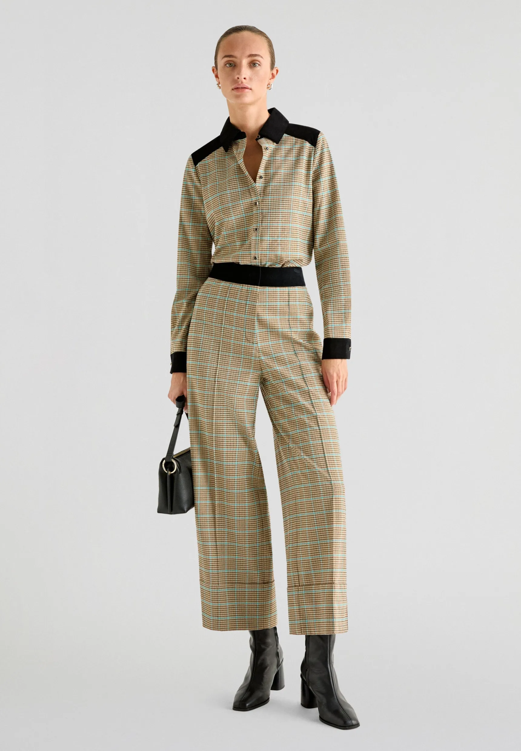 Scalpers Total Look | Trousers | LUREX CHECK PANT