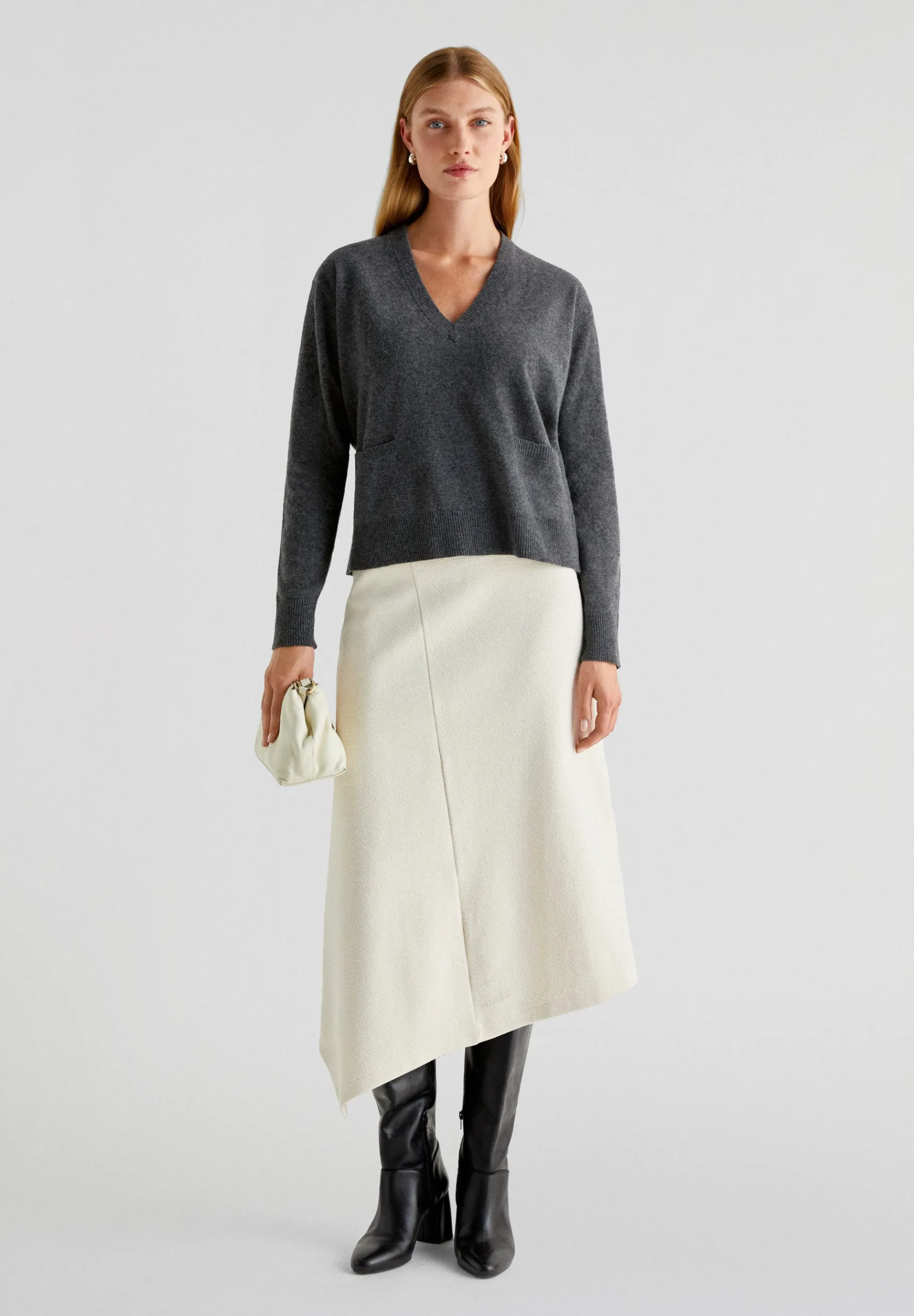 Scalpers Sweaters & Cardigans | V-NECK SWEATER WITH POCKETS