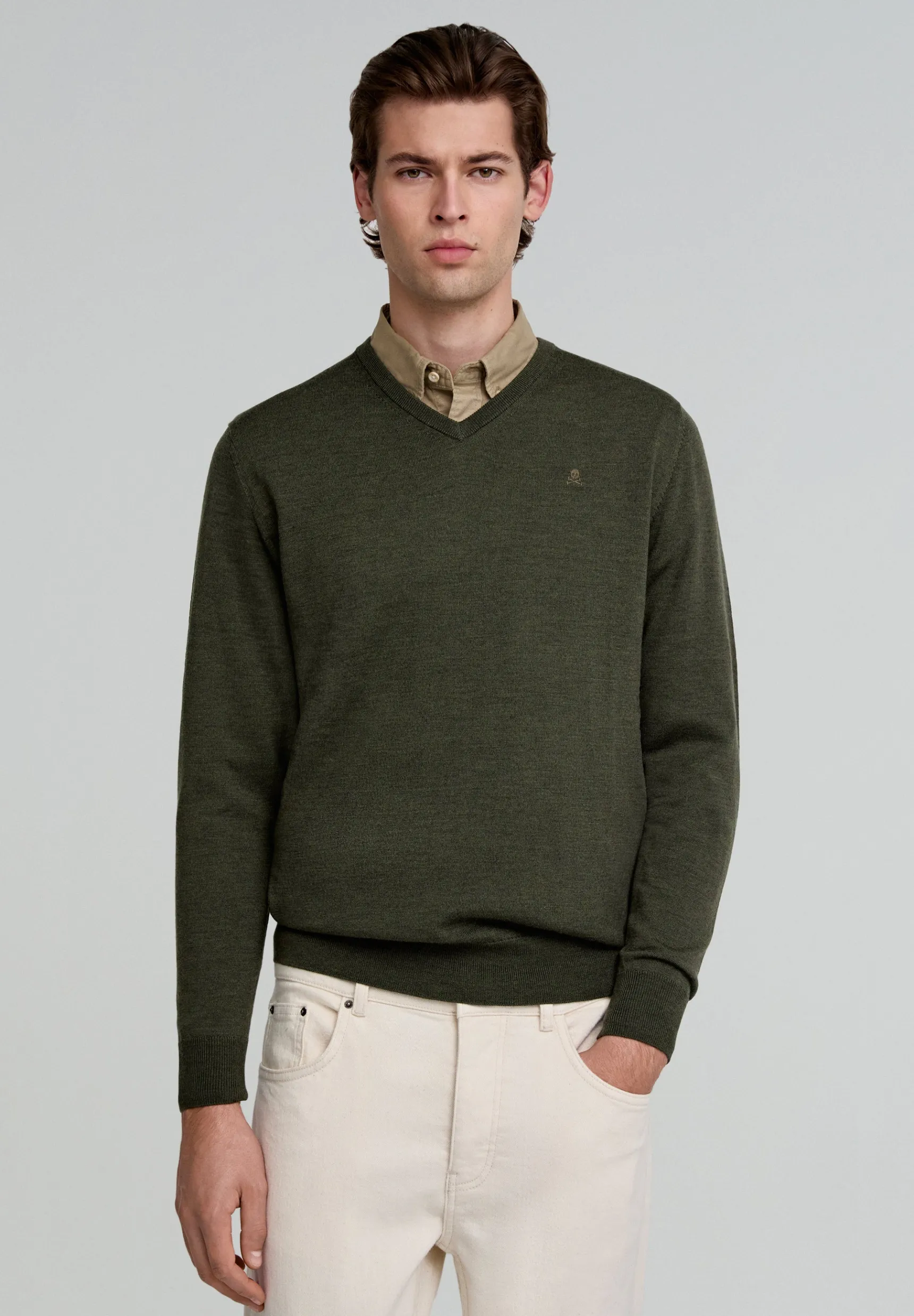 Scalpers Sweaters & Cardigans | V-NECK WOOL SWEATER