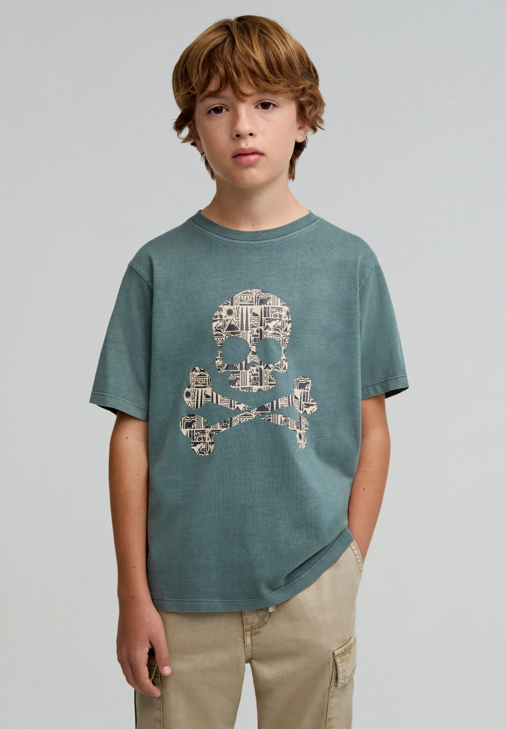 BOY Scalpers T-shirts | WINTER SKULL TEE KIDS