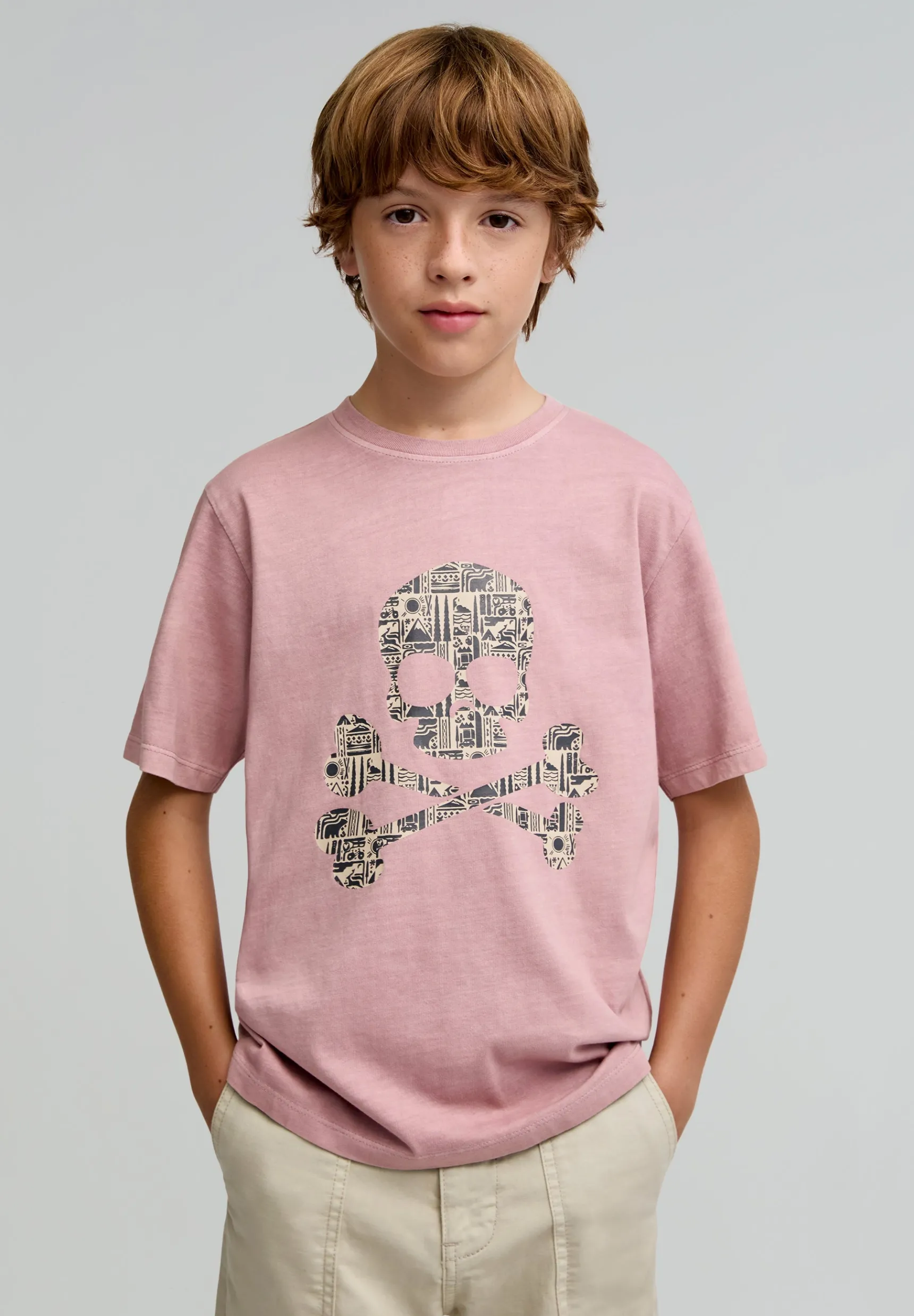 BOY Scalpers T-shirts | WINTER SKULL TEE KIDS