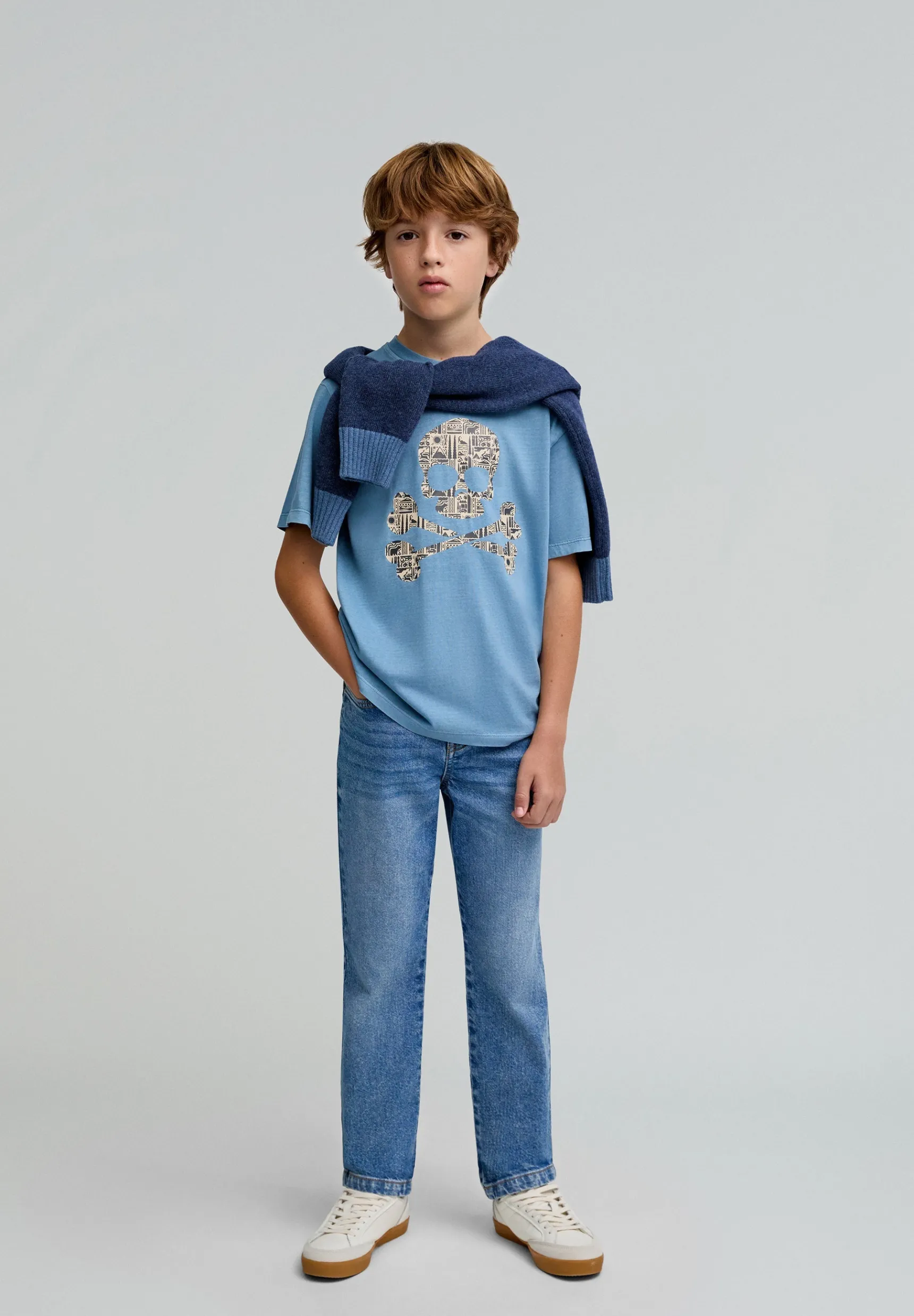 BOY Scalpers T-shirts | WINTER SKULL TEE KIDS