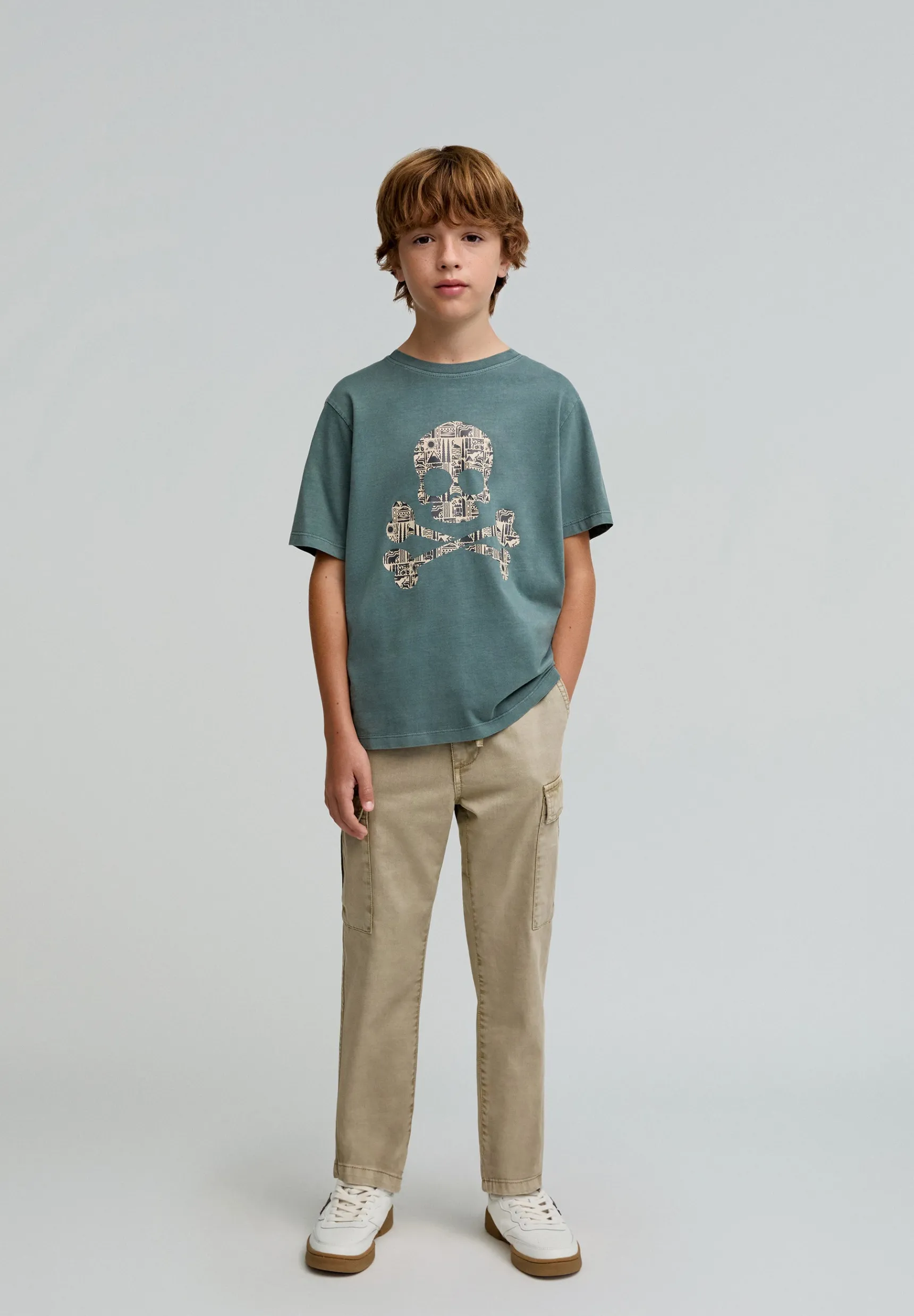 BOY Scalpers T-shirts | WINTER SKULL TEE KIDS