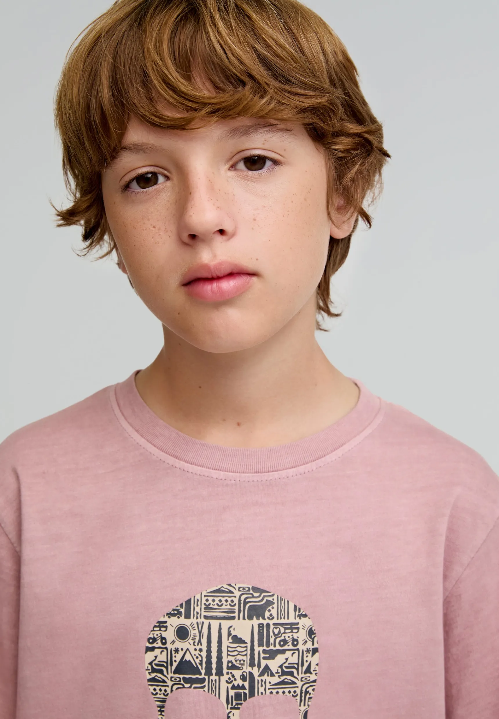 BOY Scalpers T-shirts | WINTER SKULL TEE KIDS