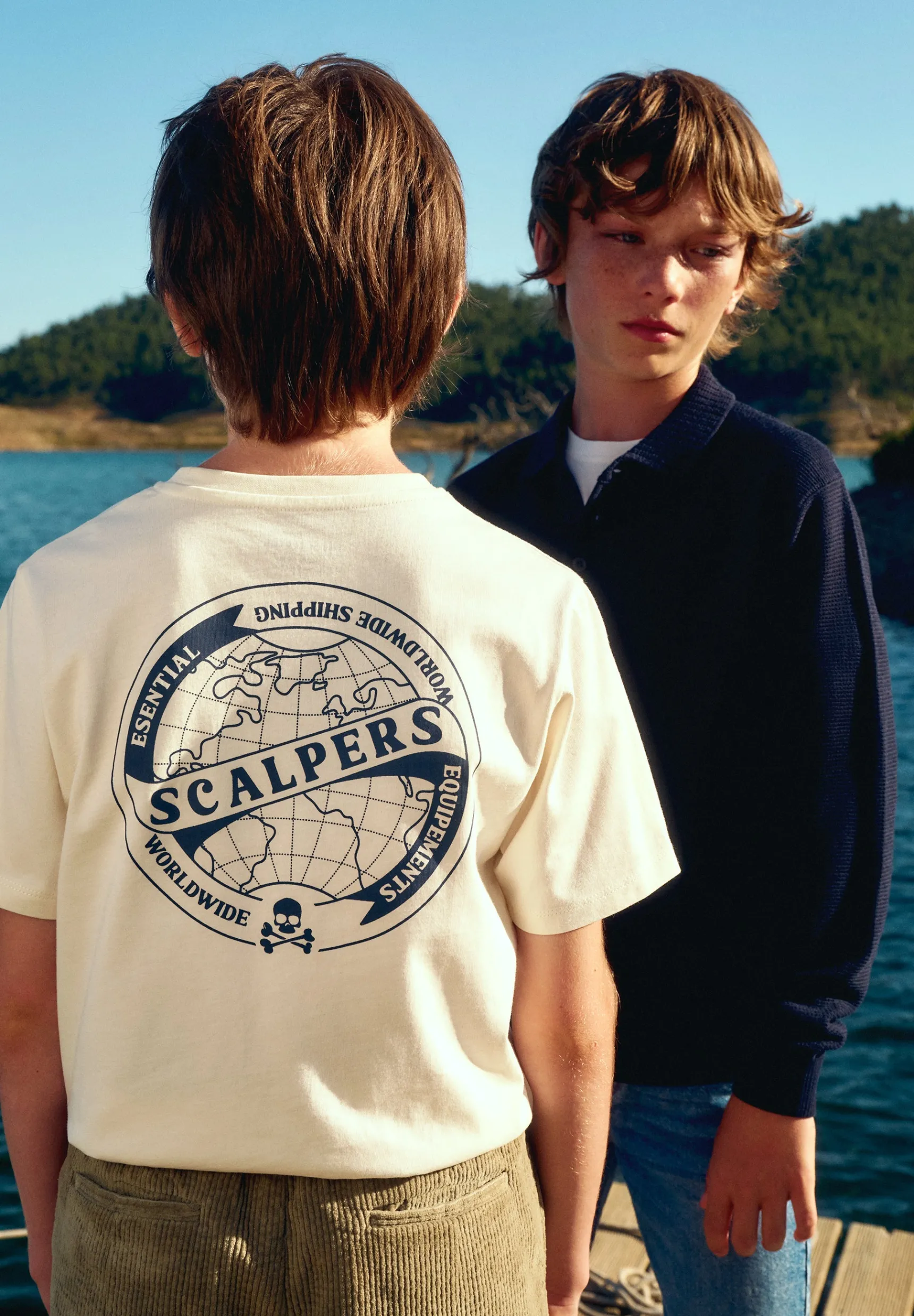 BOY Scalpers The Adventurers | WORLD PRINT T-SHIRT