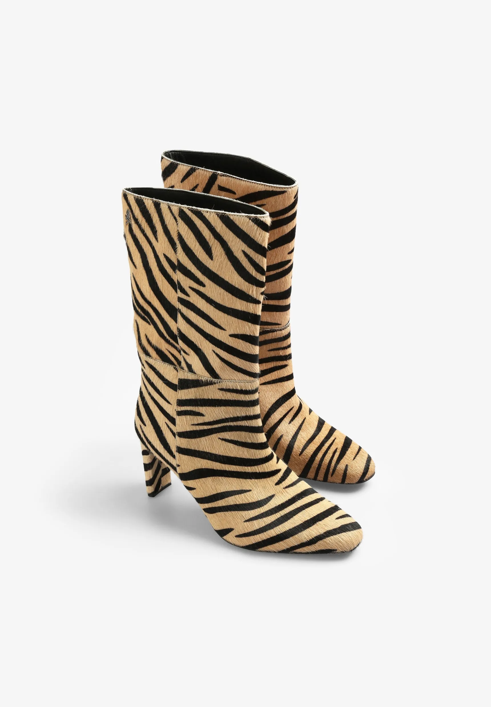 Scalpers Boots | ZEBRA PRINT HIGH-HEEL BOOTS